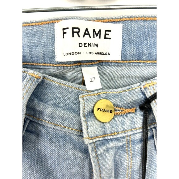 New Frame Denim Womens Size 27 Jeans Light Blue Le Skinny de Jeanne R3 - Picture 9 of 12